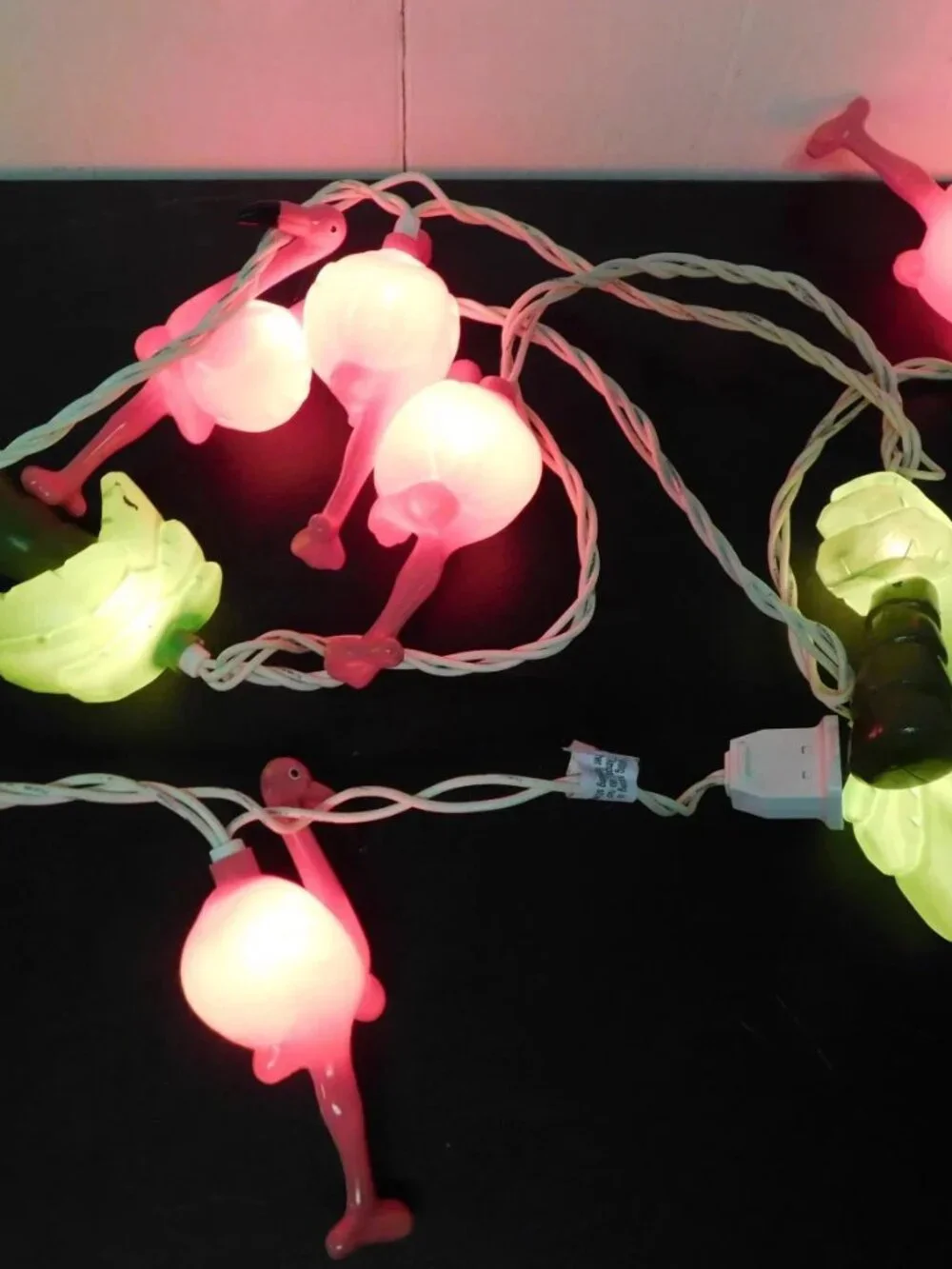 Pink Flamingo & Palm Trees Light Strands Holiday Fun Deco Style 2
